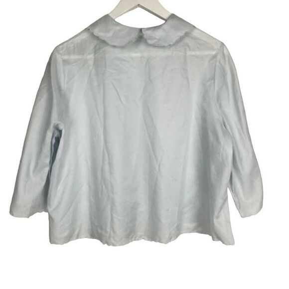 Saab Lingerie Women's Blue Bed Jacket size Medium - Picture 2 of 10